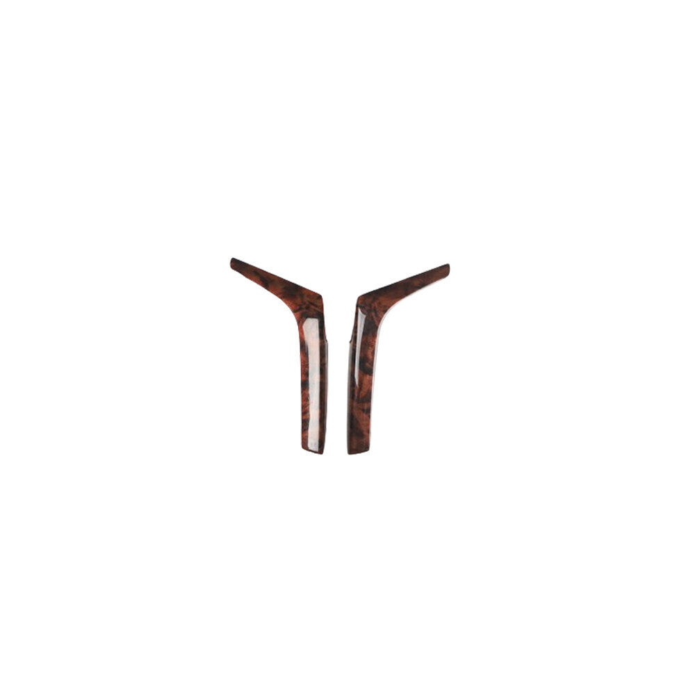 for Cadillac XTS 2013-17 Agate Wood Grain Steering Wheel Moulding Cover Trim 2P