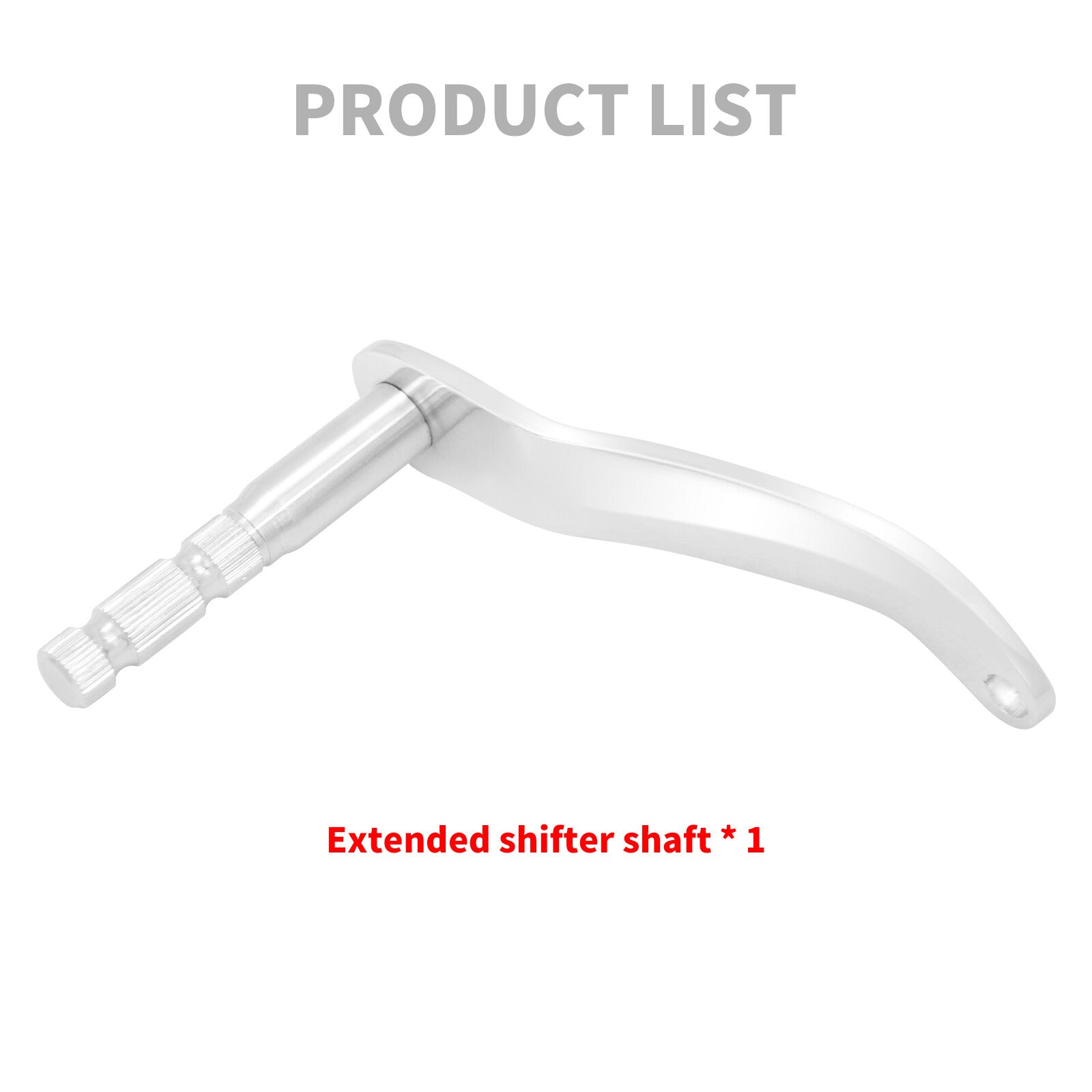 Extended Chrome Gear Shifter Shaft Rod Lever Arm for Harley Softail Fat Boy Slim