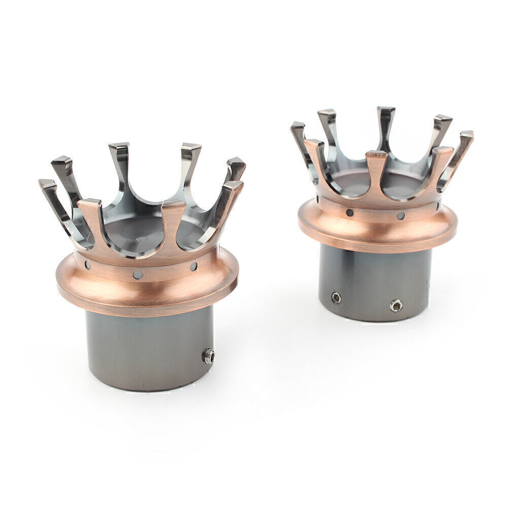 Front Axle Nut Cover Bolt Cap Bronze Fit for Harley XL 883 1200 Dyna Touring Glide