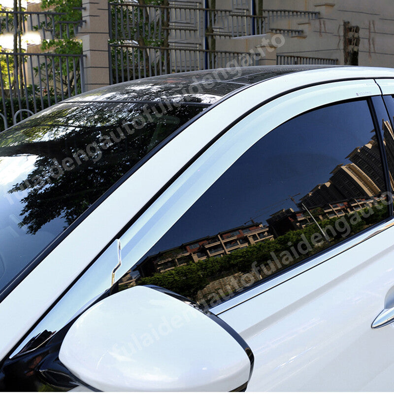 for Nissan Altima 2019-24 acrylic Chrome Window Visor Vent Shades Sun Rain Guard