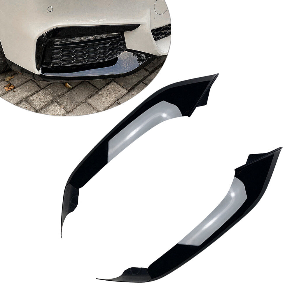 Front Bumper Splitter Lip Canard for BMW 5 Series G30 G31 G38 M Sport 2017-20