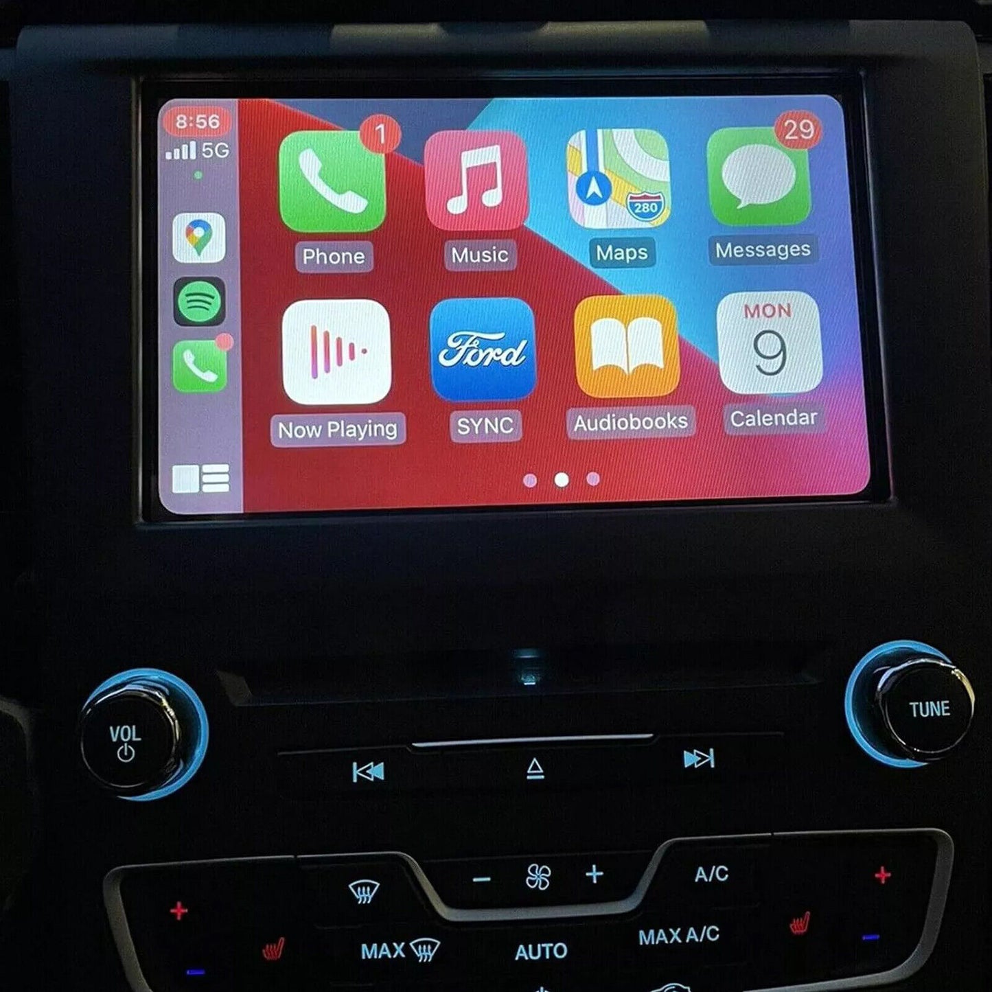 Compatible with for Ford for Lincoln Radio 2016-2020 Synchronous 3 Navigation 8-inch LCD Touchscreen Display.