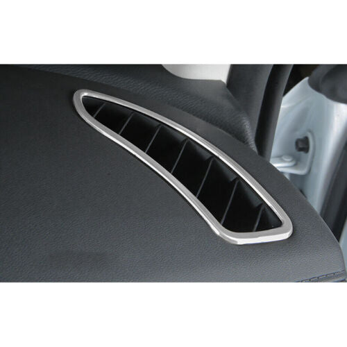 for Hyundai Sonata 2020-2023 Matte Silver Dashboard Upper Air Outlet Vent Covers