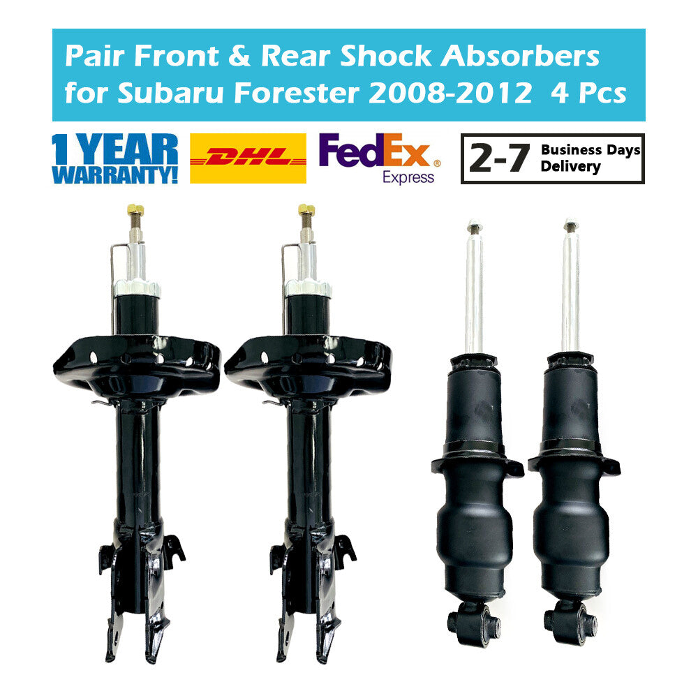 4PCS Front and Rear Gas Shock Absorbers Fit for Subaru Forester SH5 SH9 EJ204 FA20