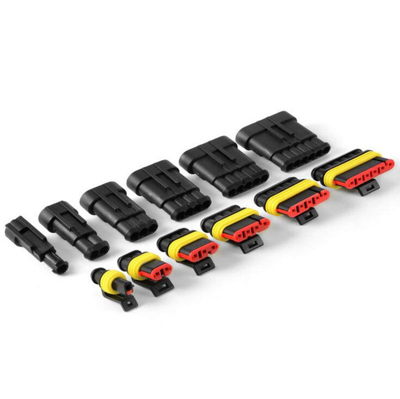 Car Waterproof Electrical Wire Connector Terminal 1/2/3/4/5/6 Pin Way Blade Fuse