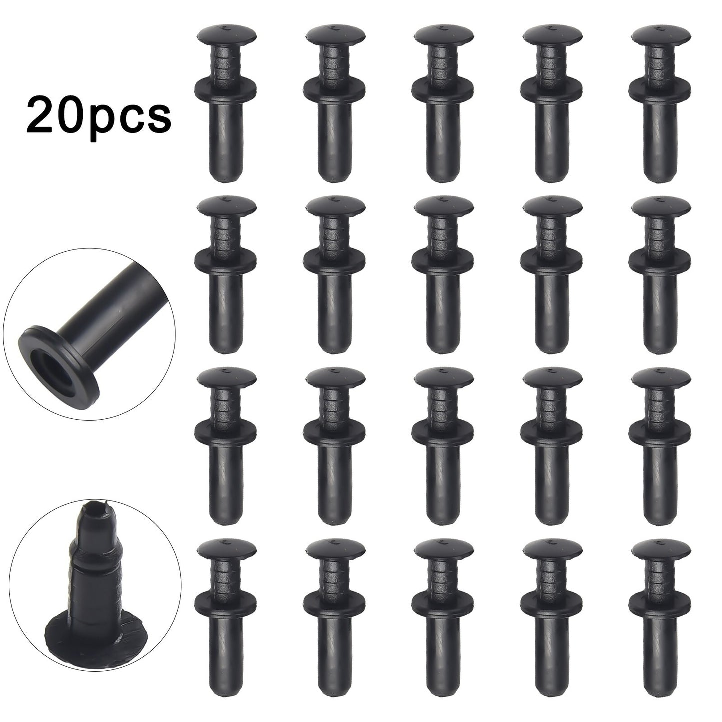 Versatile 20Pcs Retainer Fastener Clips for Mercedes for Benz 0009915940