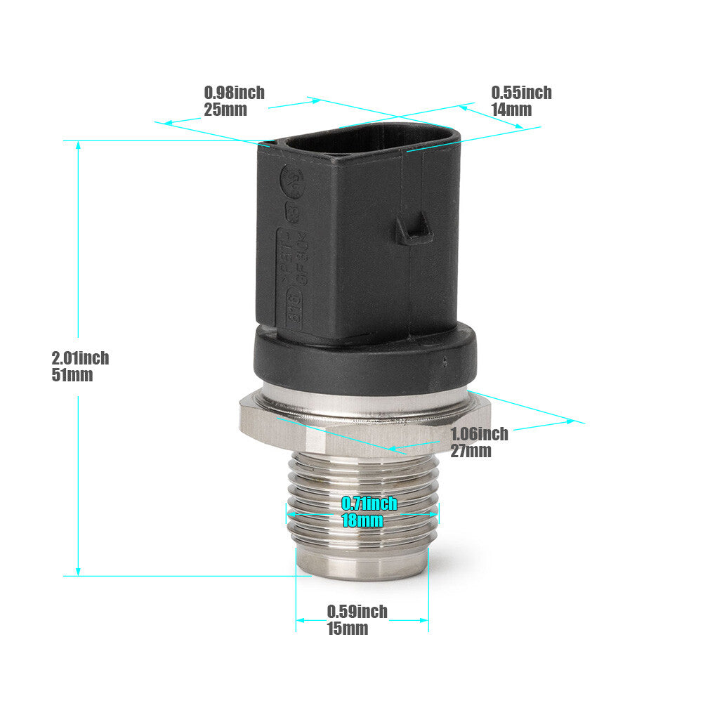 Fuel Pressure Sensor for Mercedes-Benz W164 X164 W211 W251 E320 ML320 R320 GL320