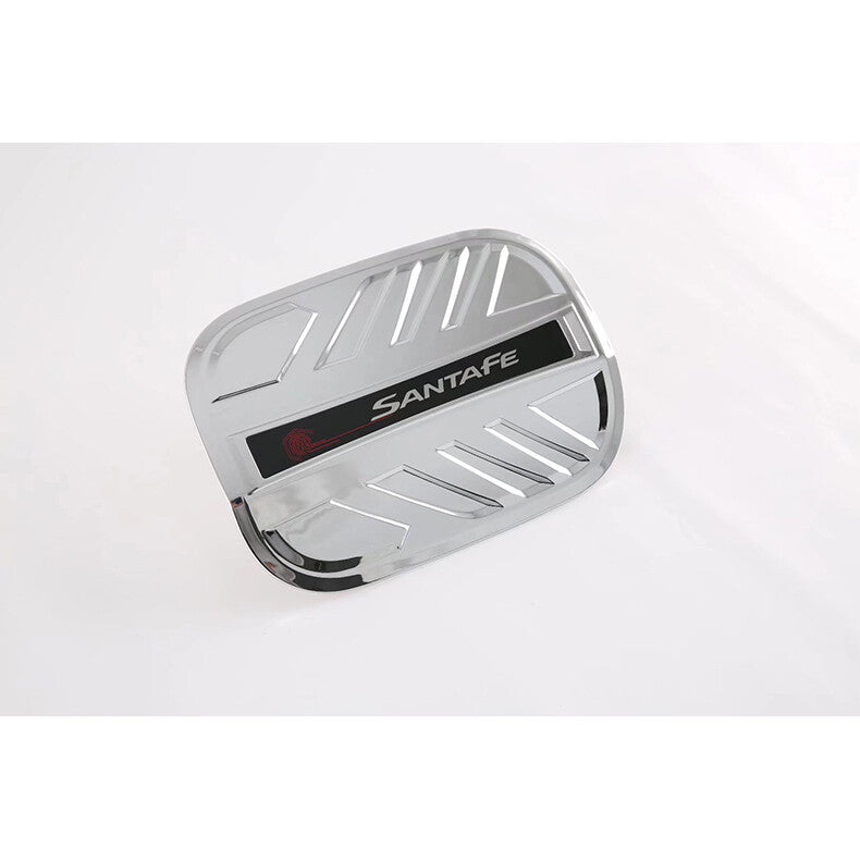 for Hyundai Santa Fe 2019-2022 Chrome Car Fuel Filler Cover Gas Tank Cap Trim