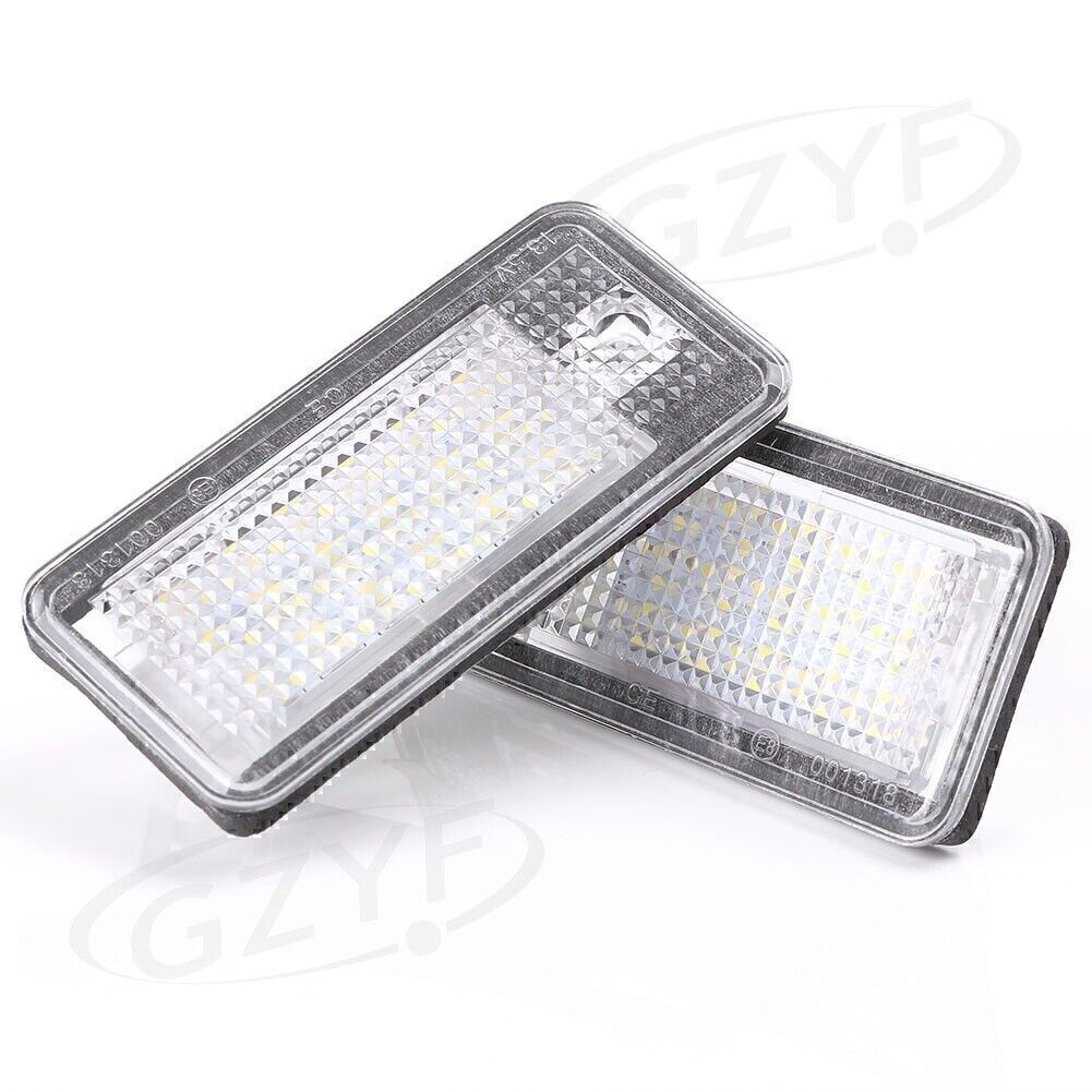 for Audi A3 for A4 for A5 for A6 for A8 Q7 Error Free 18-SMD White LED License Plate Light