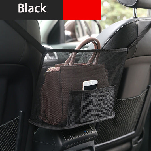 Advanced Car Net Pocket Handbag Holder Mesh Organizer Bag Car for Seat Side Storage