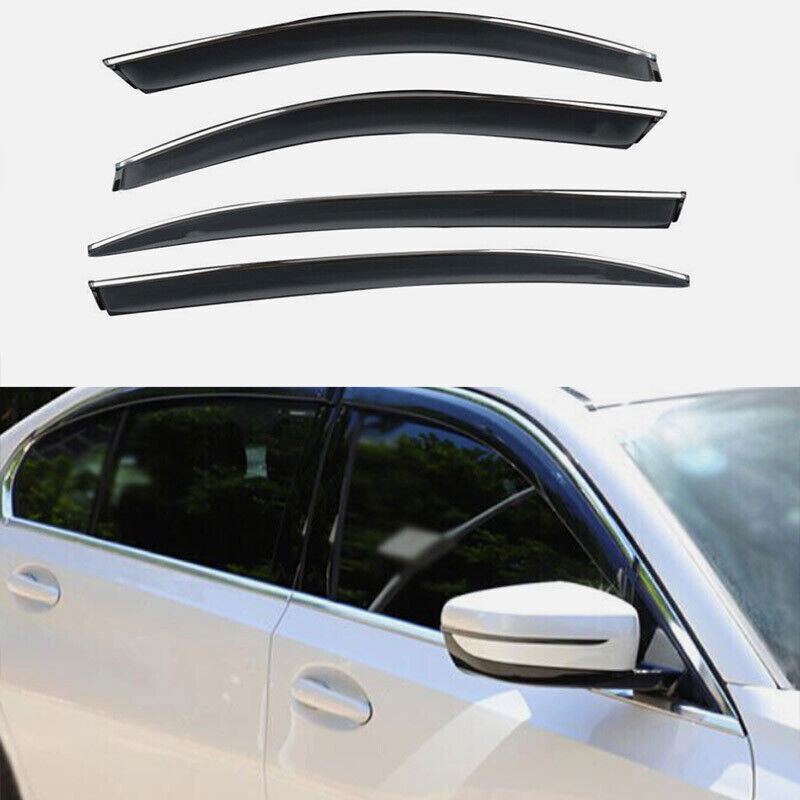 for BMW 5 Series M5 2011-2017 Window Wind Visors Sun Rain Guard Vent Deflectors