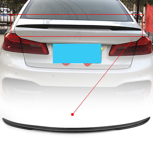 Rear Wing Trunk Lip Spoiler ABS Fit for BMW 12-18 F30 F80 3-SERIES PERFORMANCE Black