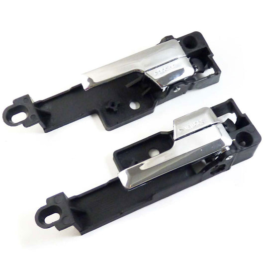 2X for Ford Fusion for Lincoln Front Left  Right Inside Interior Chrome Door Handle
