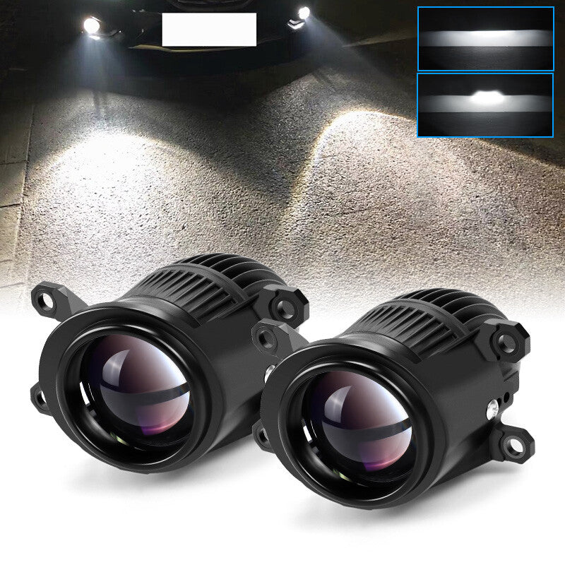 2X Bi-LED Fog Lights Projector Lens for Toyota for Corolla Hatchback/Cross CHR Prius