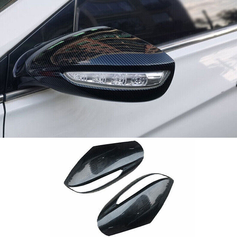 for Hyundai Sonata 2011-2014 Carbon Fiber Exterior Side Rearview Mirror Covers
