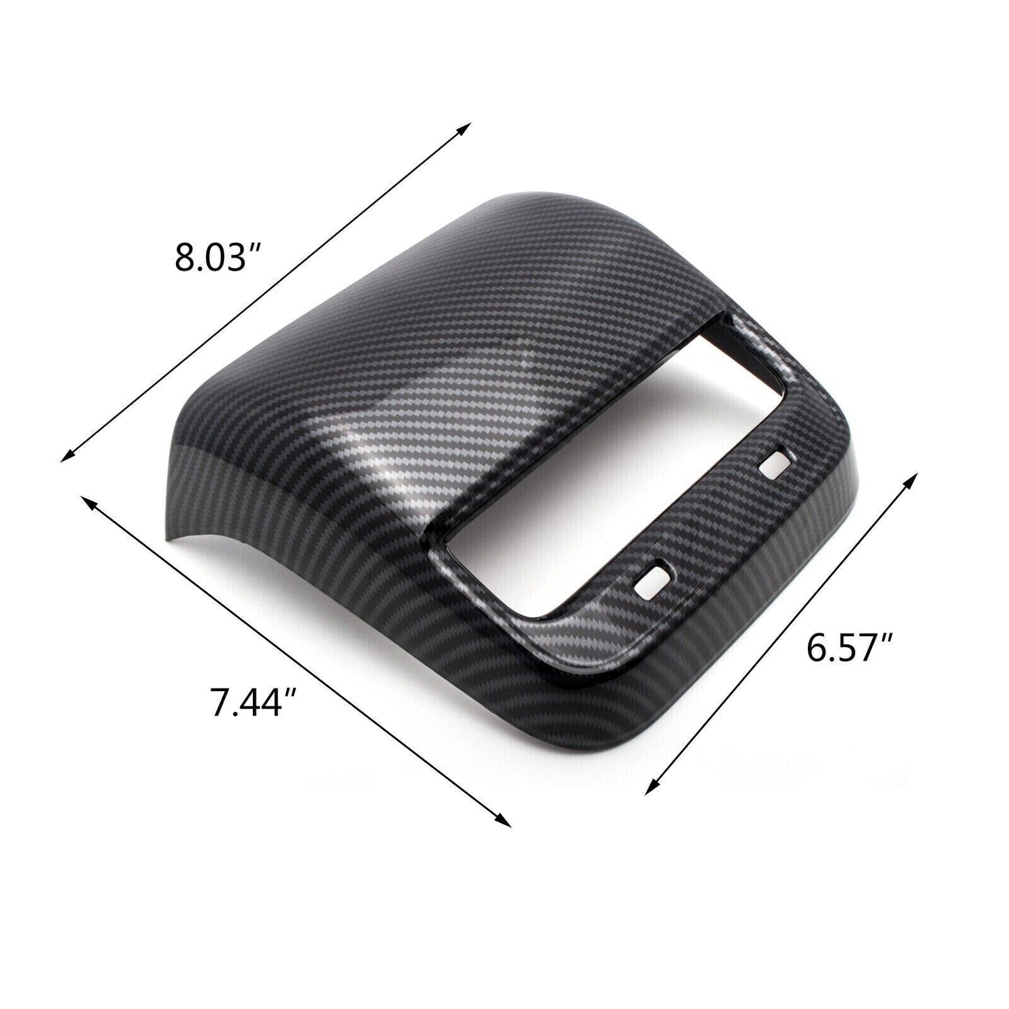 New matte carbon fiber rear vent socket cover trim suitable for Tesla Model 3/Y