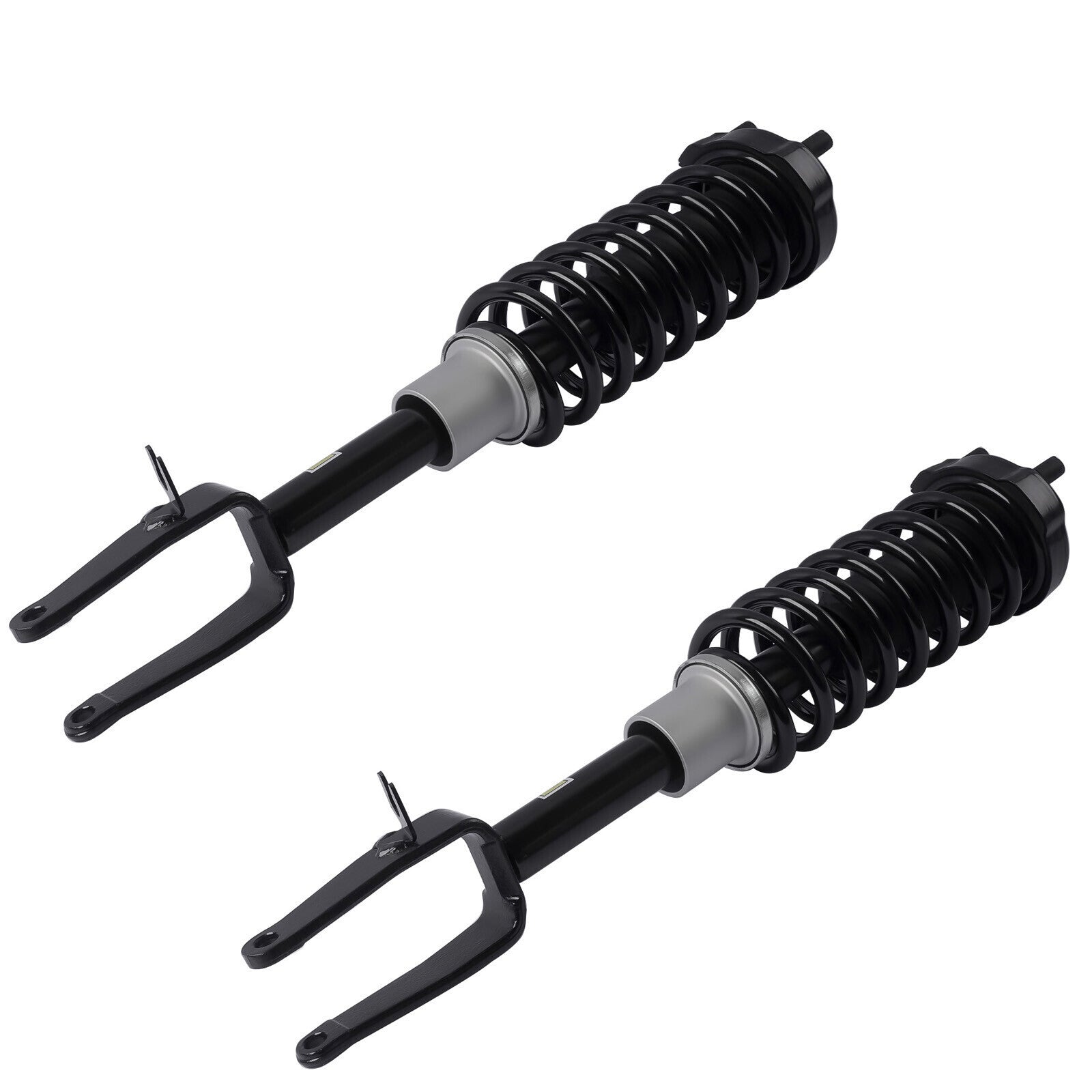 A pair of Assys hydraulic spring shock absorber struts for the front L&R of for Infiniti QX56 and QX80 (2011-21)