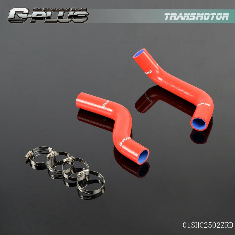 Suitable for Fiat Punto H6T Red Silicone Radiator Coolant Hose Clamp Kit