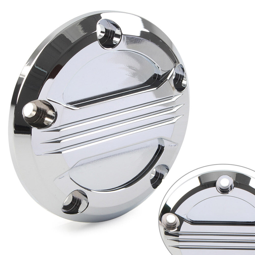 Timing Point Cover 5Holes Fit for Harley Twin Cam 99-17 Touring Electra Glide Chrome