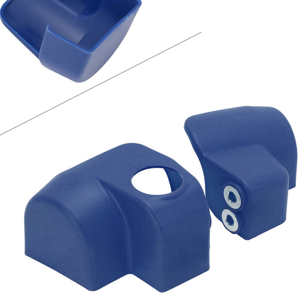 Fit DRZ400 DRZ400E DRZ400S Motor Shock Absorber Guard Cover Protector Kit Blue2x