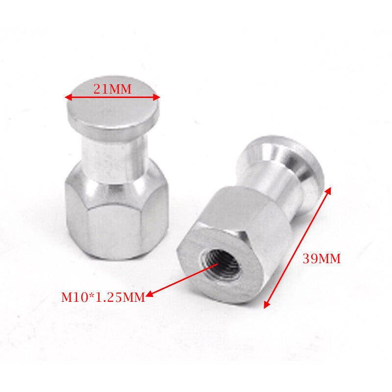 A pair of M10¡Á1.25 motorcycle rear shock absorber bolts, anti-theft decorative covers
