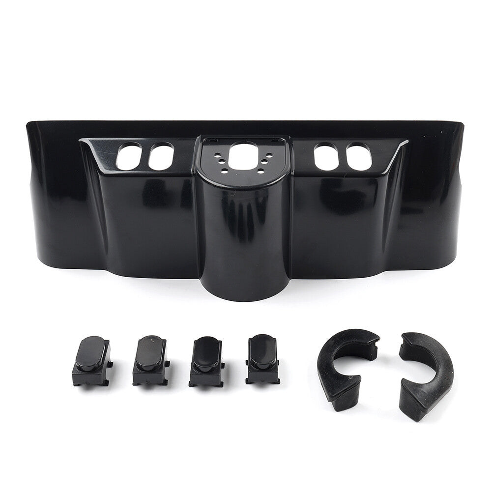 Unpainted Black Inner Fairing Switch Cap Kit for Harley Electra Glide 1996-2013
