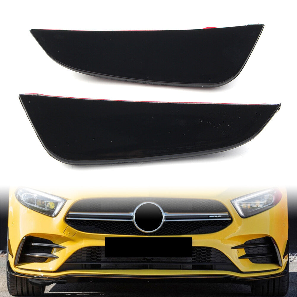 2pcs Front Bumper Lip Splitter Spoiler Side Canards Fit for Benz A-Class W177 A180