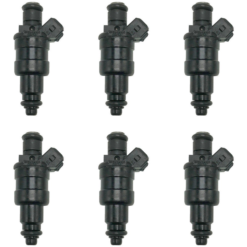 for Jeep for Wrangler Cherokee 4.0L Set of 6 Flow Matched Fuel Injectors 53030778