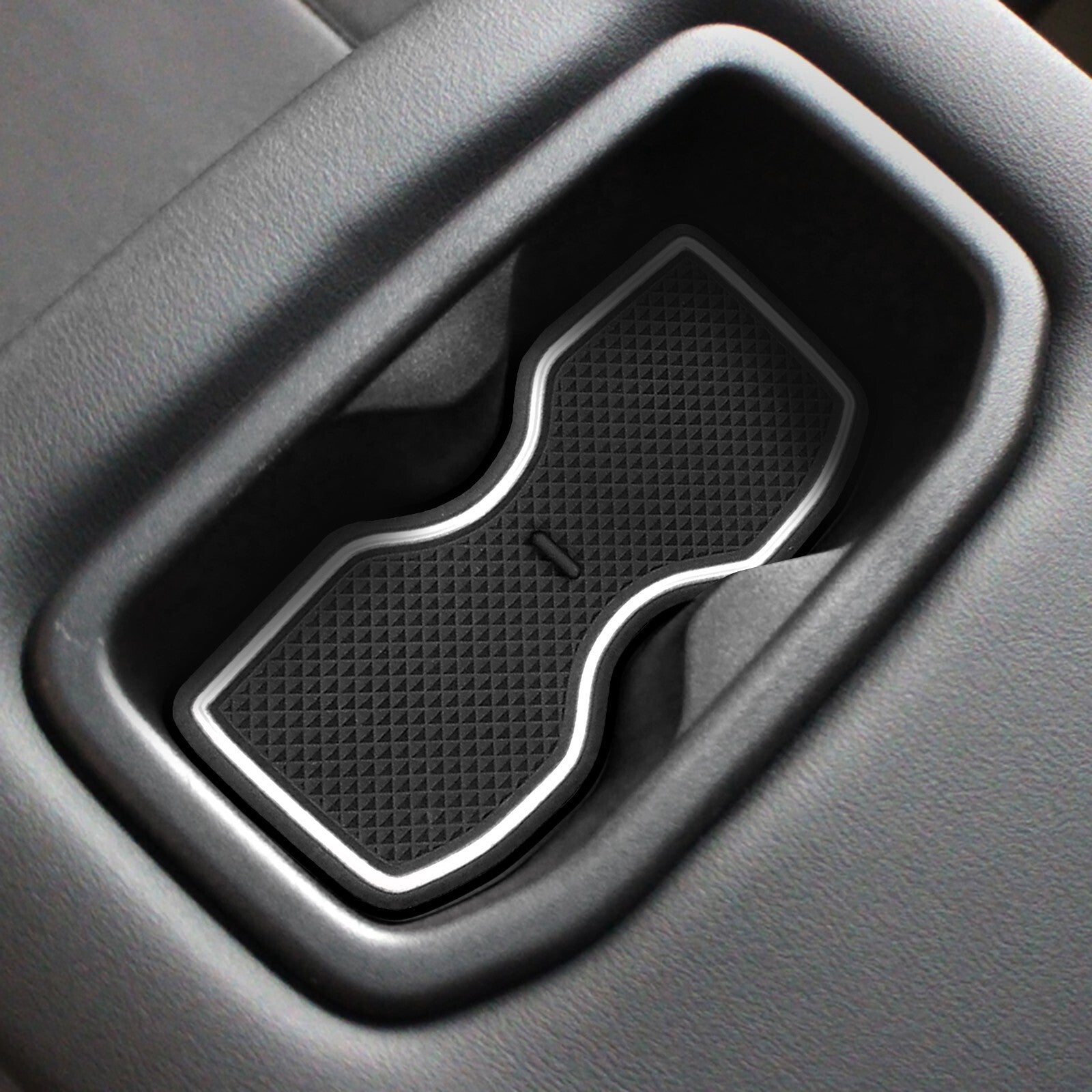 Car Gate Slot Pad for Chevrolet Captiva 2019 ~ 2023 PB Cup Mat Accessories WHITE