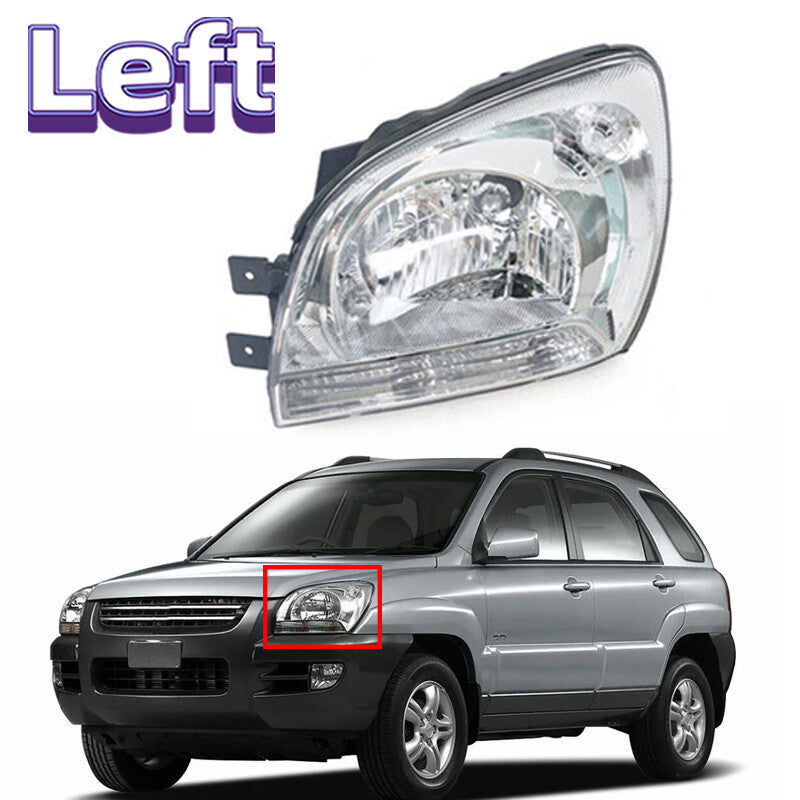 1Pcs Headlights Running Lights Headlights Left for Kia Sportage 2005-2008
