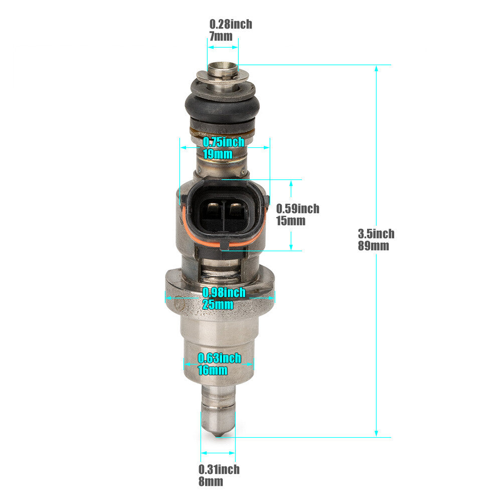 Set of 4 23250-28030 Fuel Injectors for Toyota Avensis Rav4 Opa Vista Premio