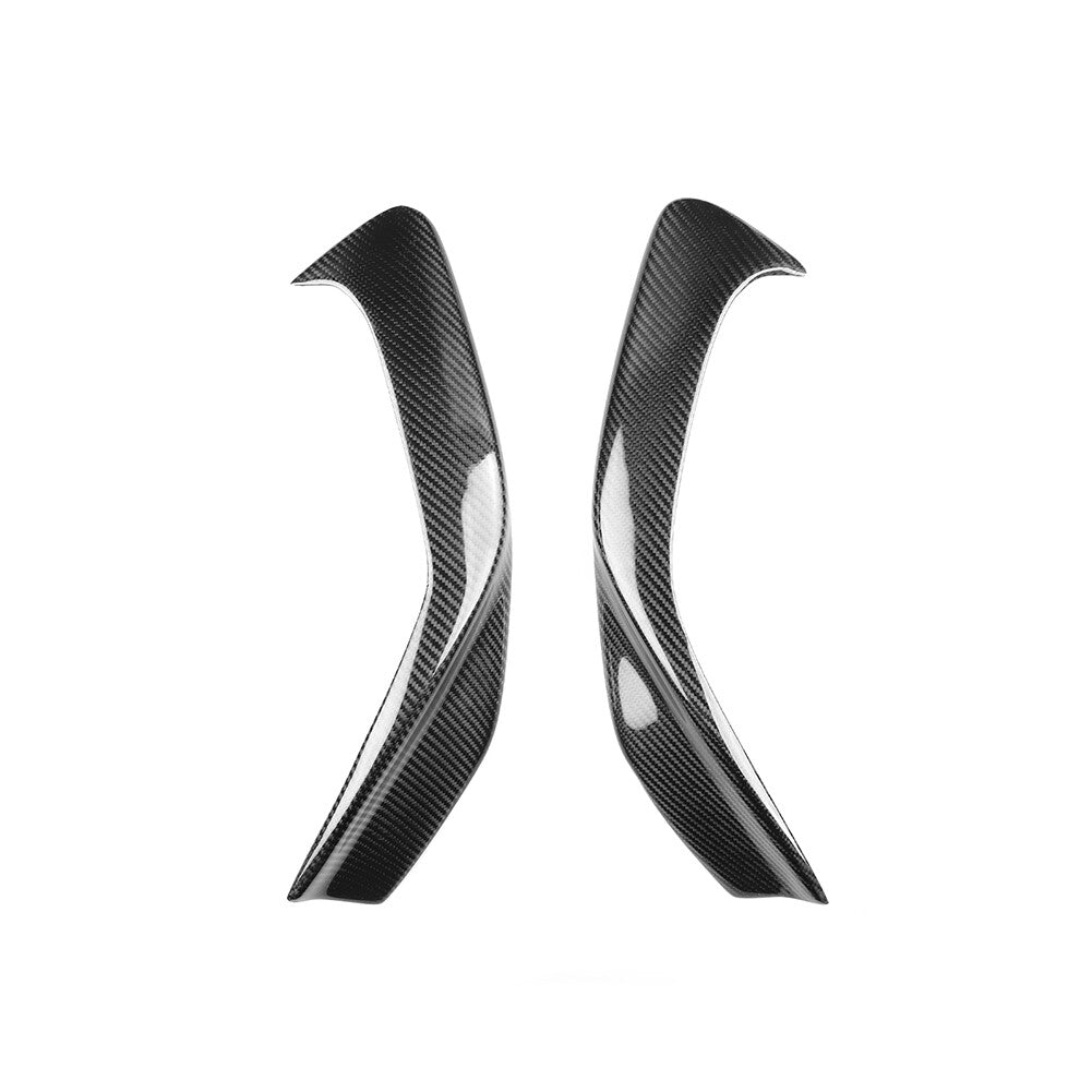 Carbon Fiber Headlight Eyelid Eyebrow Cover Trim for Honda Prelude 1997-2001