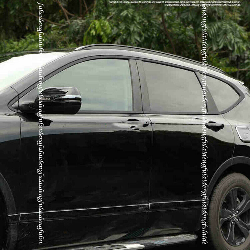 for Honda CR-V 2017-22 Glossy Black Window Strips frame Sill Moulding Cover Trim