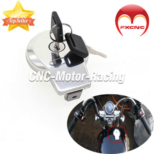 CNC fuel tank cover/air cover key suitable for Yamaha XS400K 1983, XV500K 1983, XJ550H 1981.