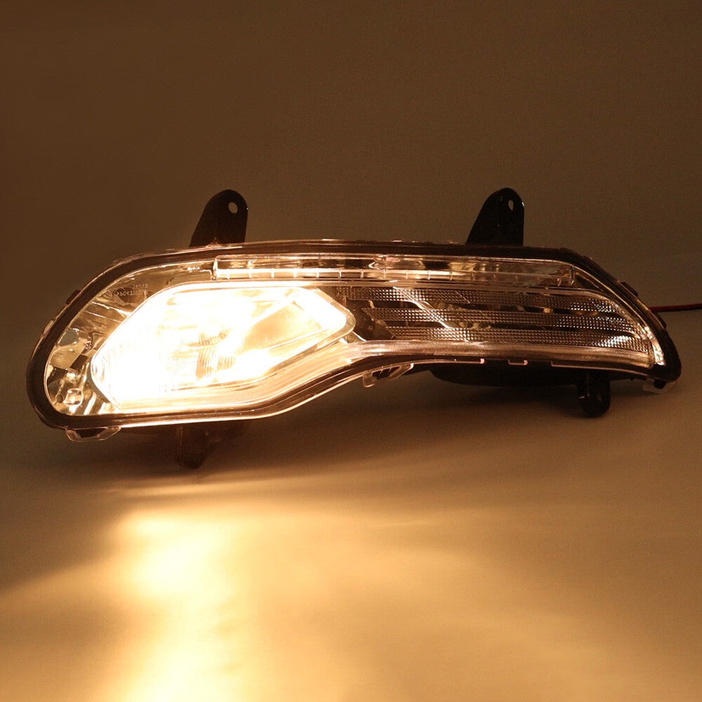 Two-piece collision avoidance fog light turn signal light set for Ford Escape 2013-2016 (Left + Right -)