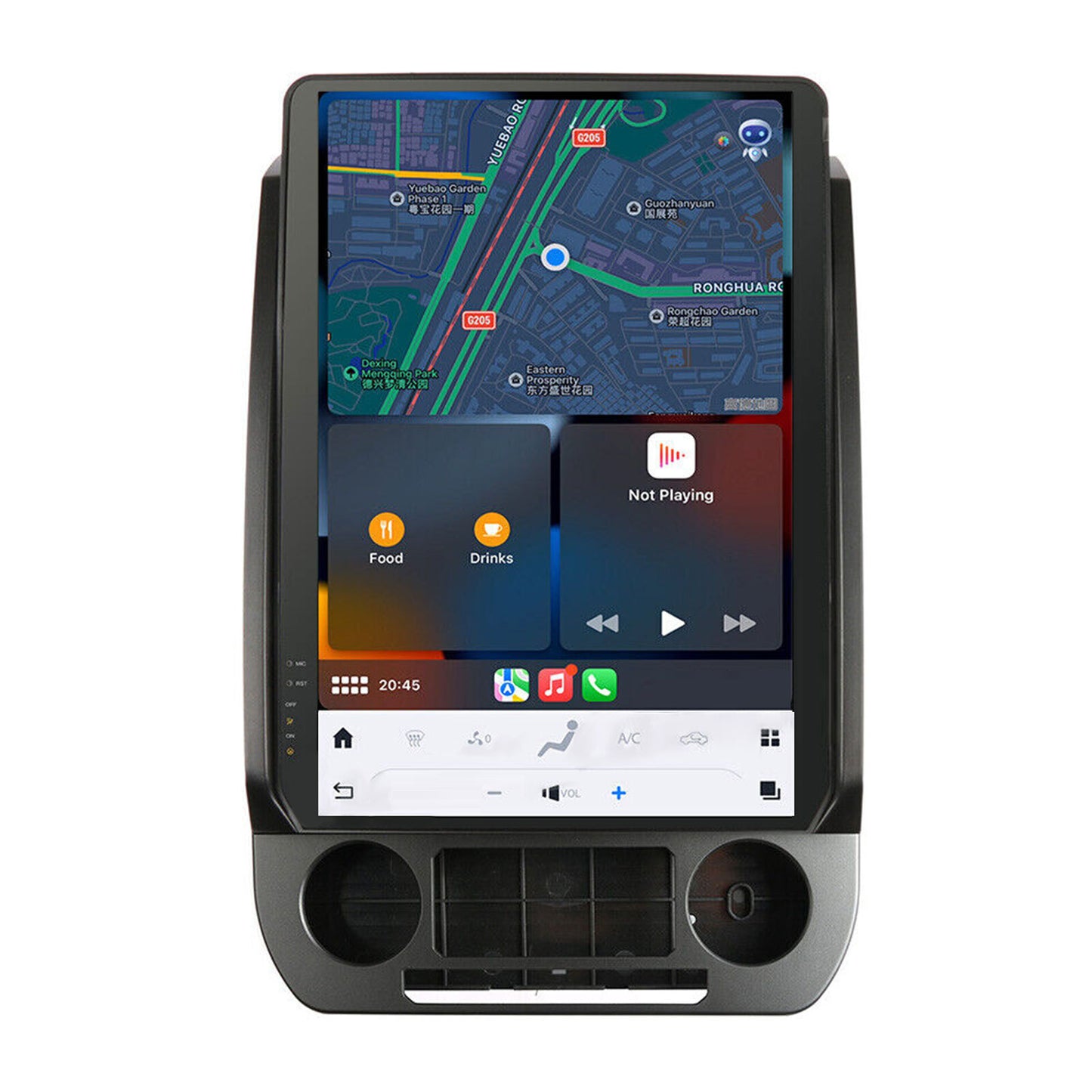 Fit for Ford F150 F250 F350 F450 F550 15-22 Android 11 Vertical 2K Screen Radio