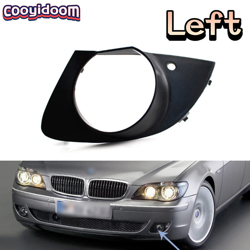 Left front bumper fog light frame for BMW 7 Series E65 E66 2006 2007 2008