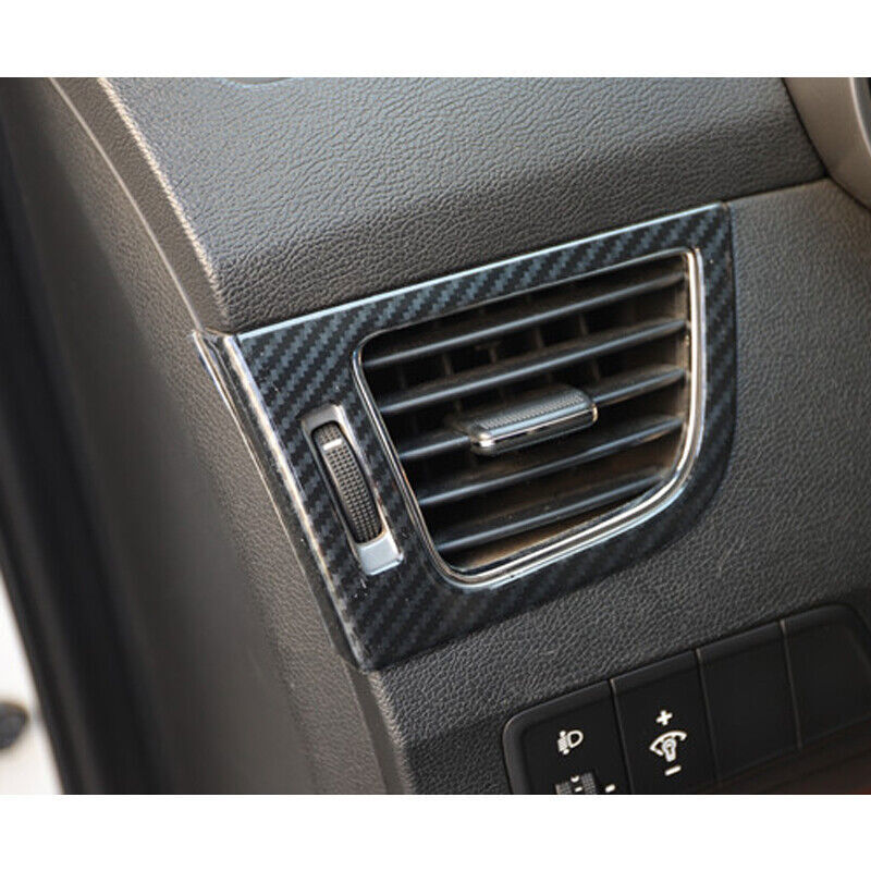 ABS Carbon fiber interior air vent Cover Trims 2P for Hyundai for Elantra 2012-2016