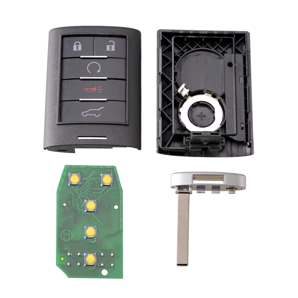 2. for Smart Proximity Remote Keychain for 2010-2015 for Cadillac SRX ATS XTS NBG009768T