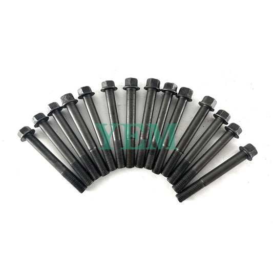 1 Set Engine Head Bolt 14pcs For Yanmar 3TN100 Engine 3TN100 Cylinder Head Bolt