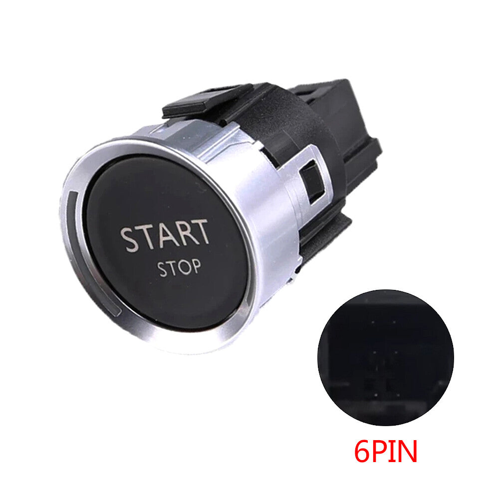 Engine Start Stop Switch Button 6 Pins Replacement For 308 408 508 2008 C4L