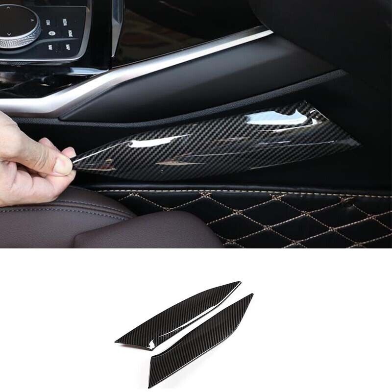 for BMW 4-Series 2021-2023 Console Gear Shift ABS Carbon Fibre Both Side Trim