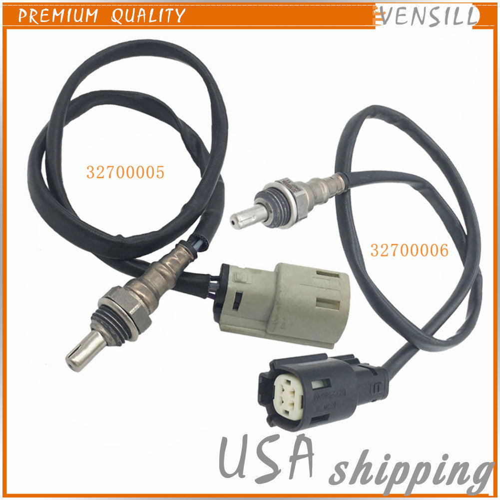 2PCS Front Rear Oxygen Sensor for Harley Davidso V-Rod Dyna 32700005 32700006