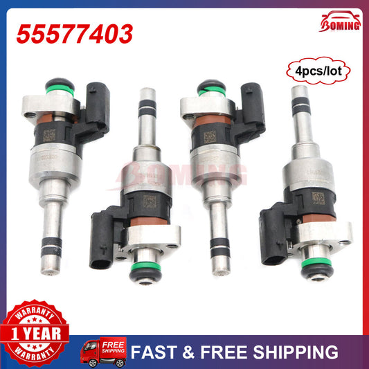 NEW Fuel Injectors For GM 2016 2017 for Cruze Malibu Encore 1.4L 1.5L 55577403
