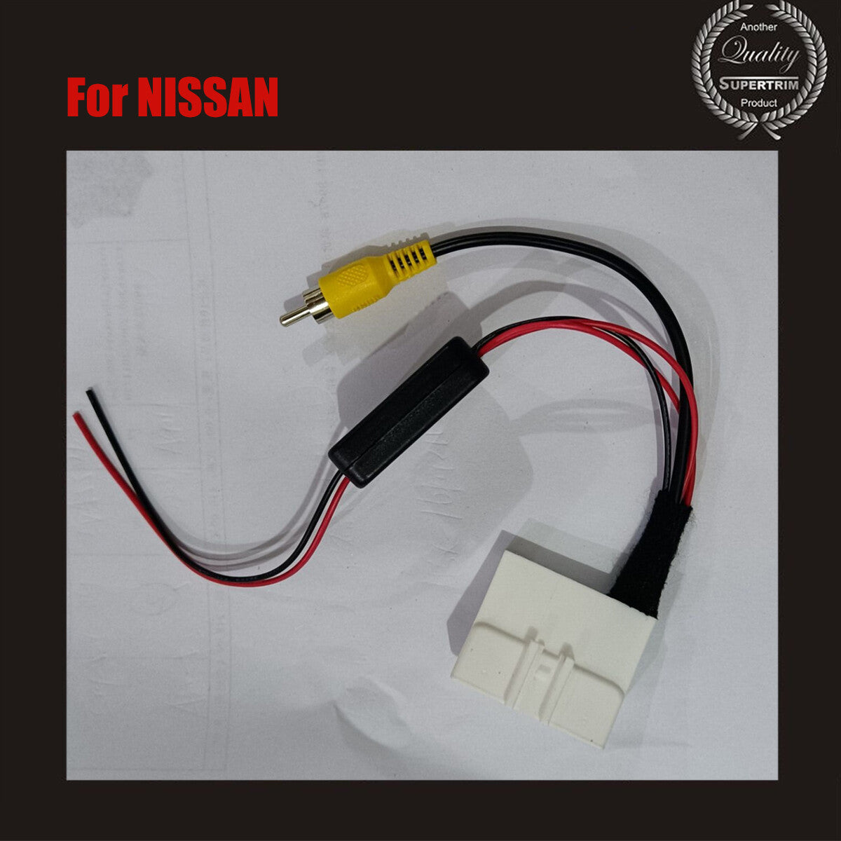 Reversing Camera Adapter Cable Backup Camera Retention Wire Harness for NISSAN