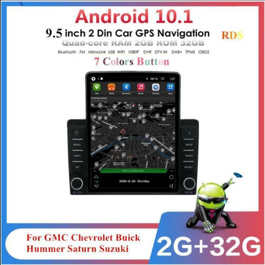for Chevy Silverado for GMC 9.5 Android 10.1 Stereo Radio GPS Player Wifi For 2007-2013