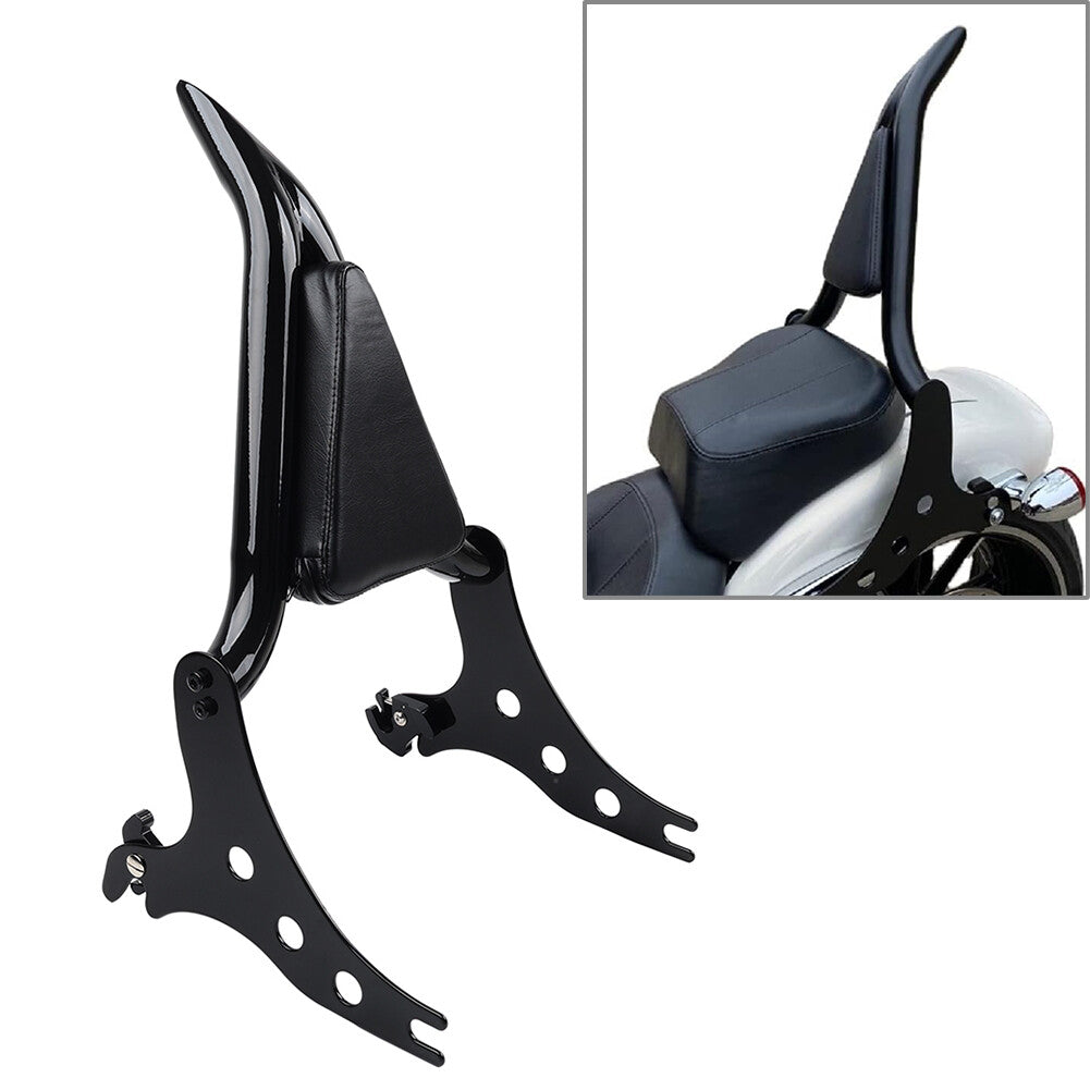 for Harley Fat Boy Lo FLSTFB 2010-2017 Softail Sissy Bar Passenger Backrest Pad
