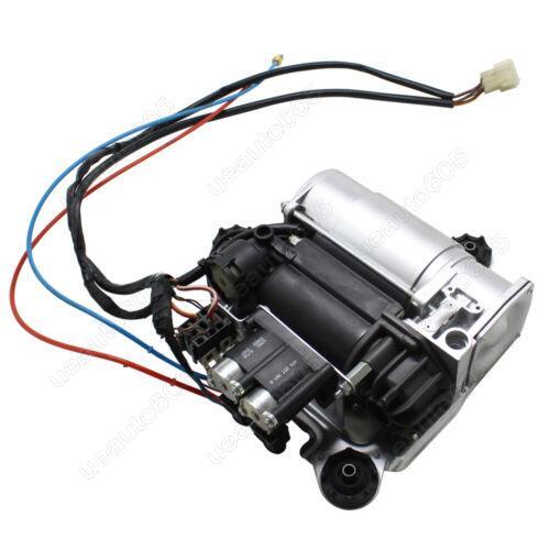for BMW X5 E53 E65 E66 E39 2Corner Air Suspension Compressor Pump+Valve Block