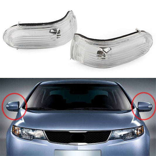2x Side Rear View Mirror Turn Signal Light No Bulb for Kia Forte Cerato 2009-11