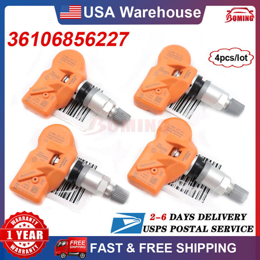 4-pack of tire pressure sensors 36106856227 TPMS suitable for BMW for MINI R55 R56 R57 R58 R59 R60